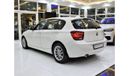 BMW 116i EXCELLENT DEAL for our BMW 116i 1.6L ( 2014 Model ) in White Color GCC Specs