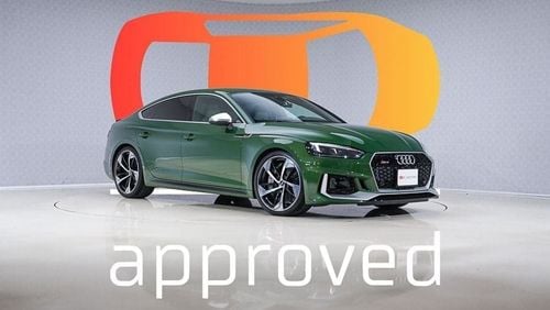 أودي RS5 TFSI quattro 2.9L (444 HP) AED 4,366 P/M - 2 YEARS WARRANTY - A5 SPORTBACK - RS5 TFSI QUATTRO