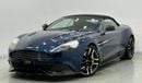 Aston Martin Vanquish Volante 6.0L 2015 Aston Martin Vanquish Volante V12 Convertible, May 2025 Aston Martin Warranty, Low