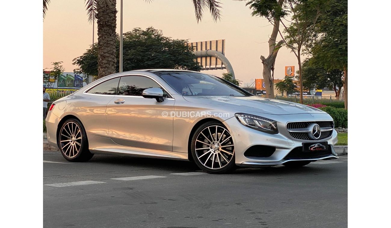 مرسيدس بنز S 500 كوبيه MERCEDES S500 COUPE 4 MATIC 2016 GCC IN LOW MILEAGE PERFECT CONDITION