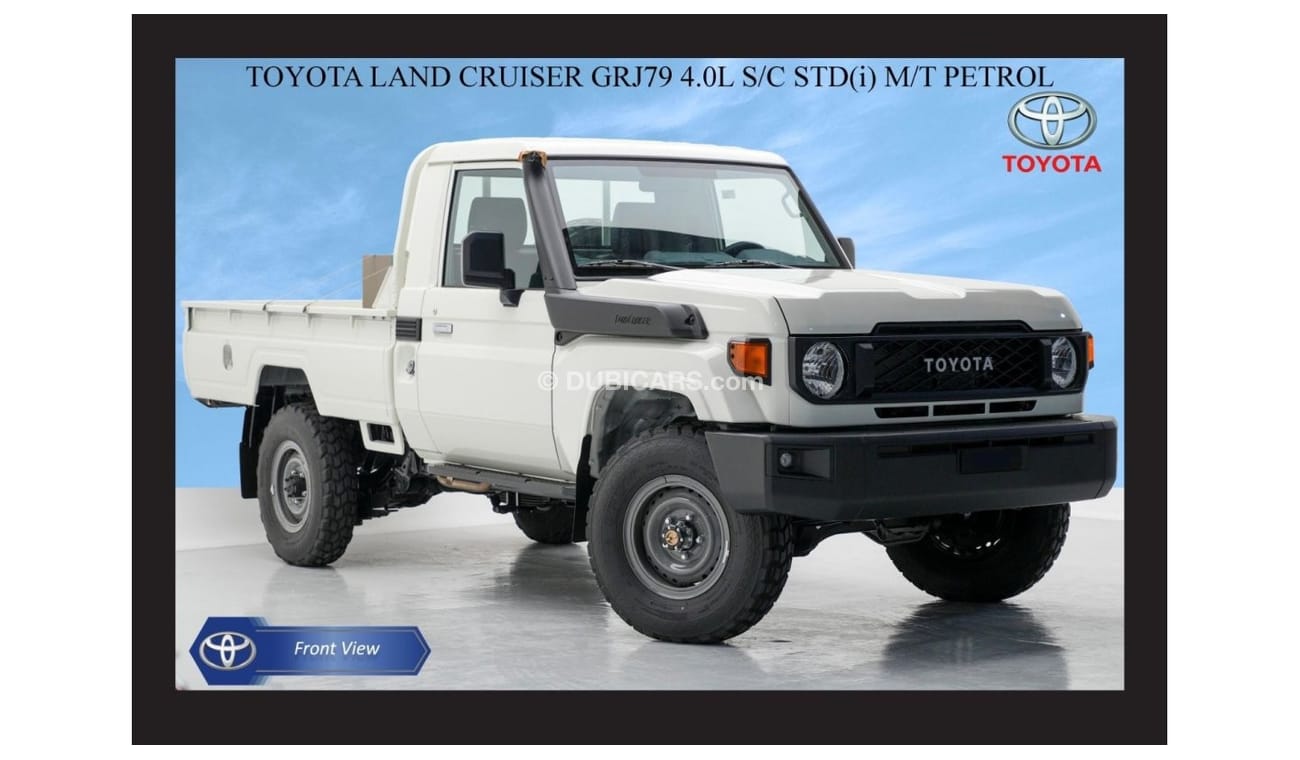 Toyota Land Cruiser Pick Up TOYOTA LAND CRUISER GRJ79 4.0L S/C STD(i) M/T PTR 2024 Model Year Export Only