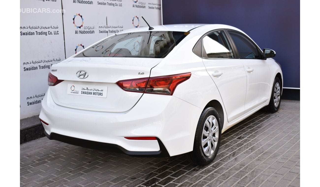 Hyundai Accent AED 589 PM | 1.6L GL SMART GCC DEALER WARRANTY