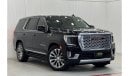 GMC Yukon 2021 GMC Yukon Denali, May 2025 Al Ghandi Agency Warranty + Service Pack, Full Service History, GCC