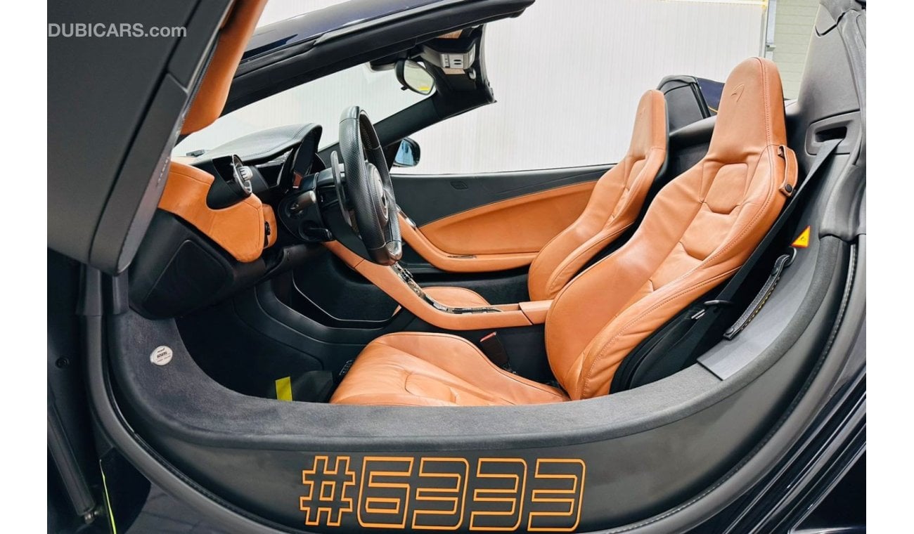 مكلارين 650S 2015 McLaren 650S Spider, 17/7/2025 McLaren Warranty, Full Service History, GCC