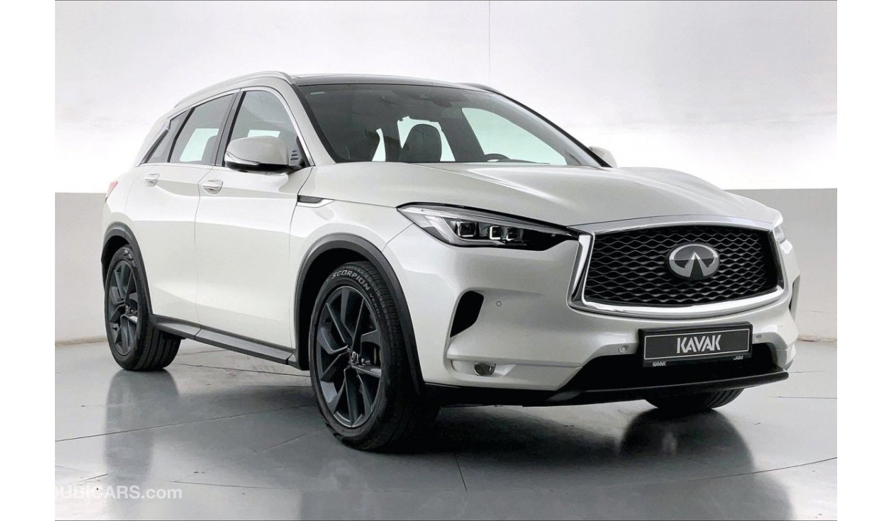 Infiniti QX50 Luxe Sensory Proassist | 1 year free warranty | 1.99% financing rate | Flood Free