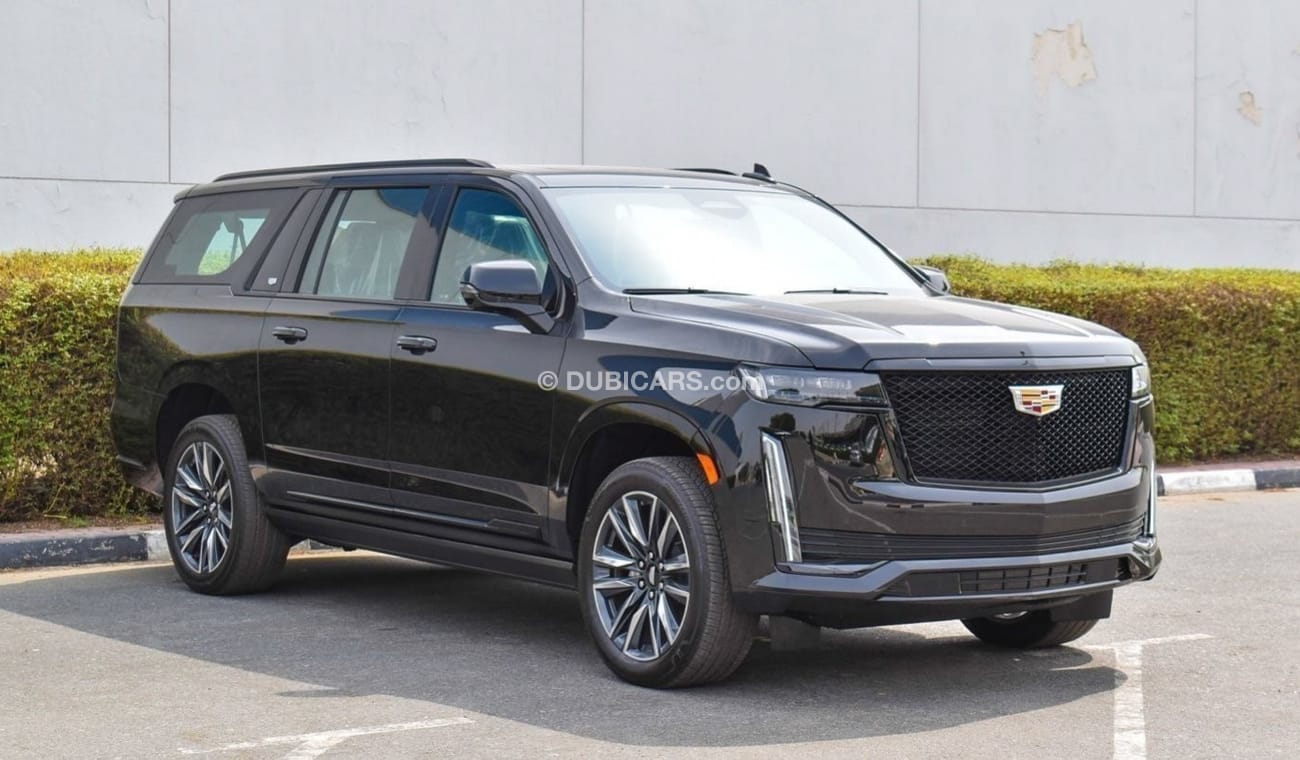 New Cadillac Escalade Sport ESV V8 4WD | Black Interior with Rear ...