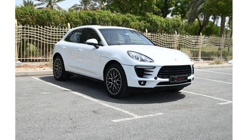 بورش ماكان S Diesel 3.0L 0% DP - BEST DEAL - AGENCY MAINTAINED - PORCSHE MACAN S WITH PANAROMIC ROOF - RED INTE