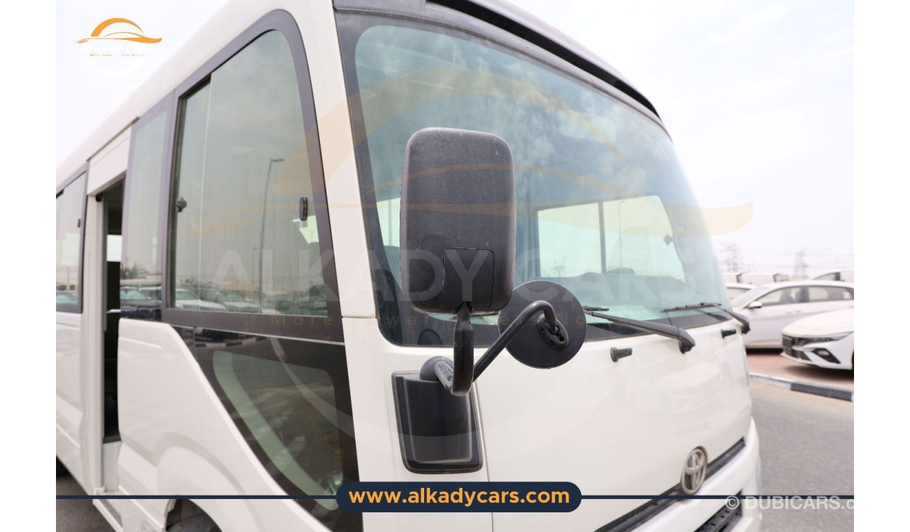 تويوتا كوستر TOYOTA COASTER 4.0L MT DIESEL 2024   22 SEATERS ELECTRONIC DOORS WITH FRIDGE