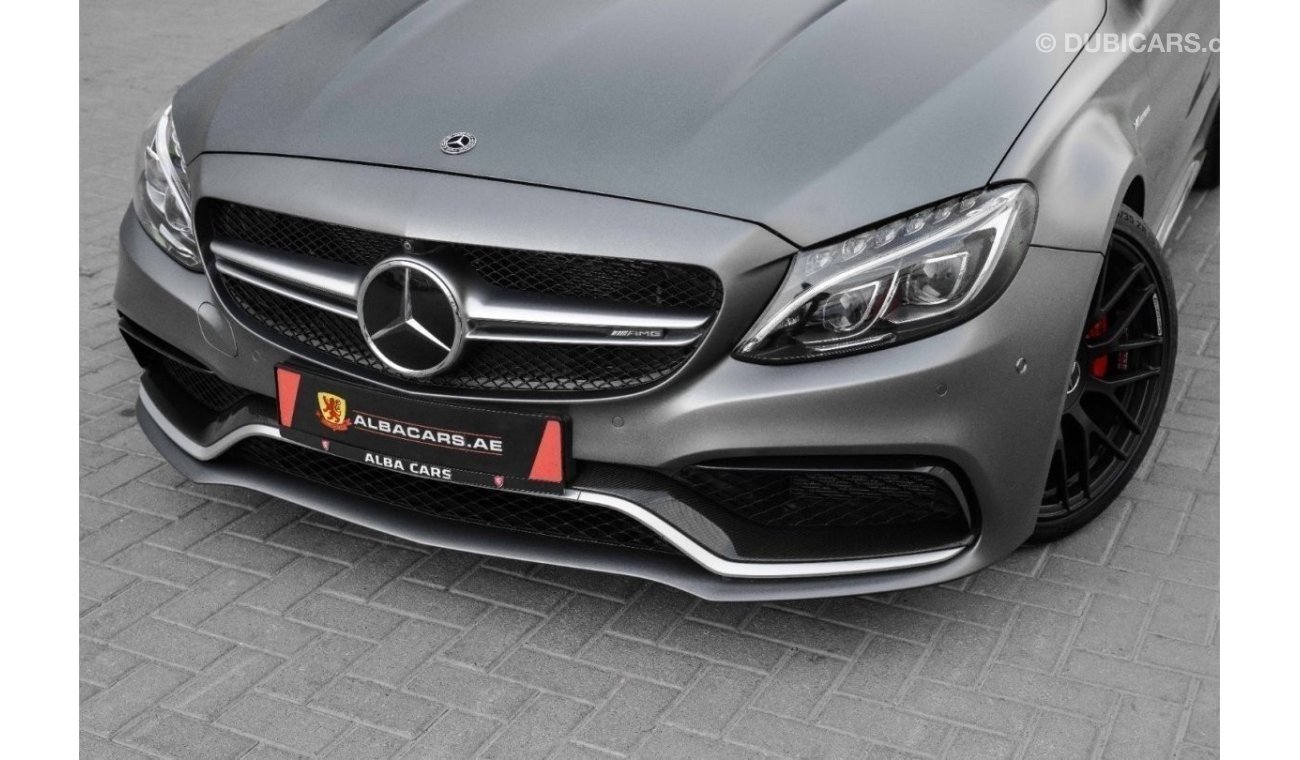 مرسيدس بنز C 63 كوبيه | 4,817 P.M  | 0% Downpayment | LOW KMS!