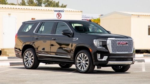 GMC Yukon Denali 4WD + TV 8-Seaters. GCC/ 5years Warranty & Services. Local Registration + 5%