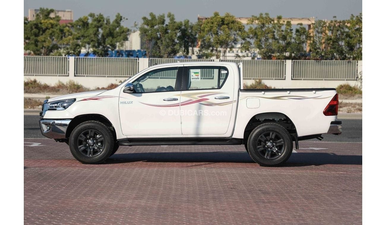 تويوتا هيلوكس 2025 TOYOTA HILUX 2.7 SR5 - SUPER WHITE inside RED | Export Only