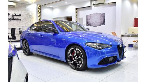 Alfa Romeo Giulia EXCELLENT DEAL for our Alfa Romeo Giulia Q2 Veloce ( 2023 Model ) in Blue Color GCC Specs