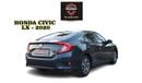 Honda Civic DX 1.6L 0% DP -  LADY DRIVEN - FSH - HONDA CIVIC 1.6L V4 2020  - FIRST OWNER - GCC SPECS - MINT COND