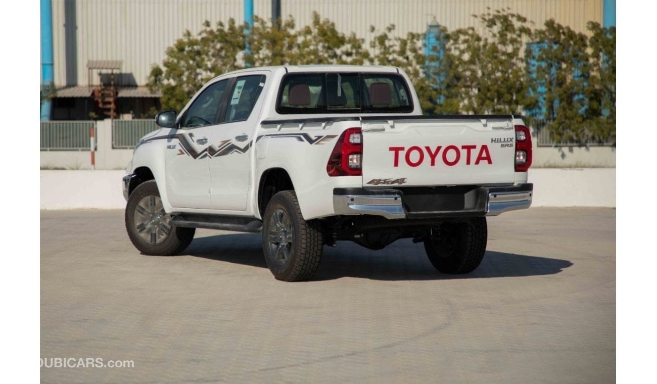 Toyota Hilux 2024 Toyota Hilux 4x4 DC 2.8 SR5 - Super White inside Maroon | Export Only