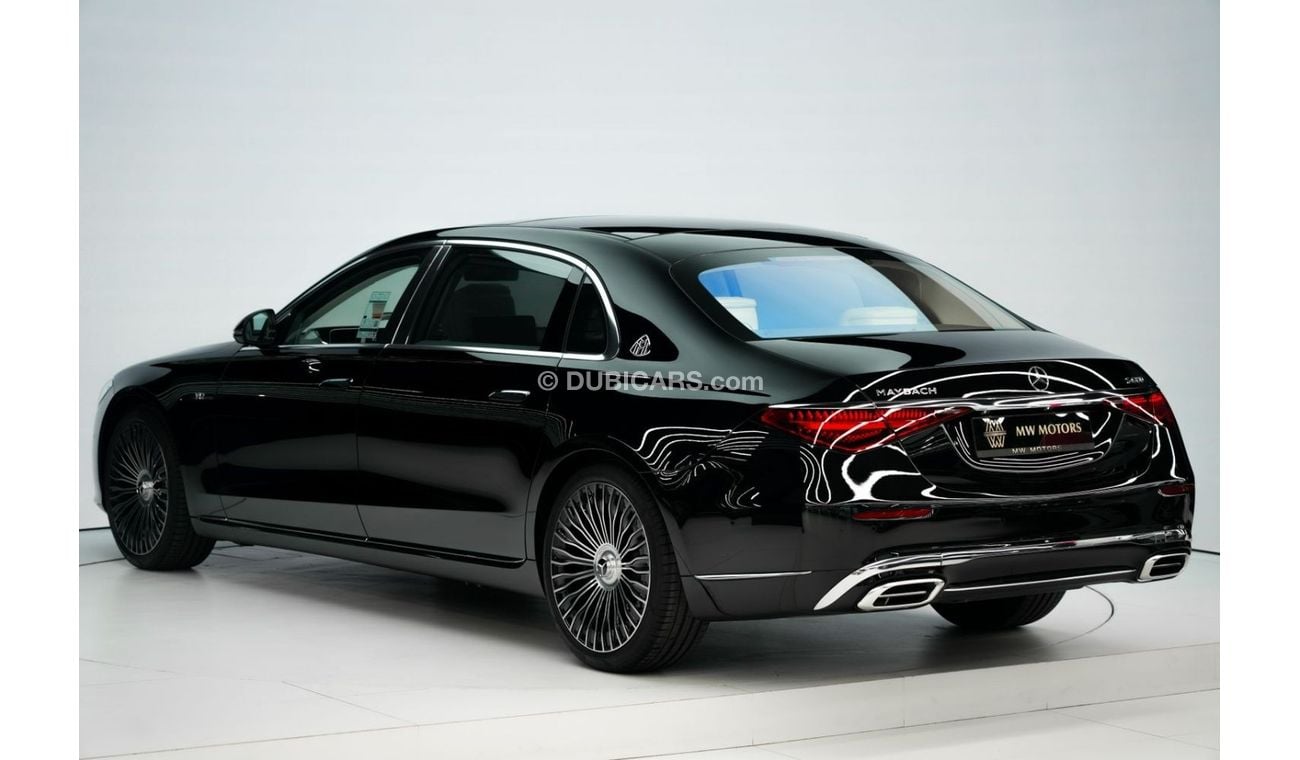 مرسيدس بنز S680 Maybach Mercedes-Maybach S 680 | 2025 GCC 0km | Agency Warranty | Crystal White Interior