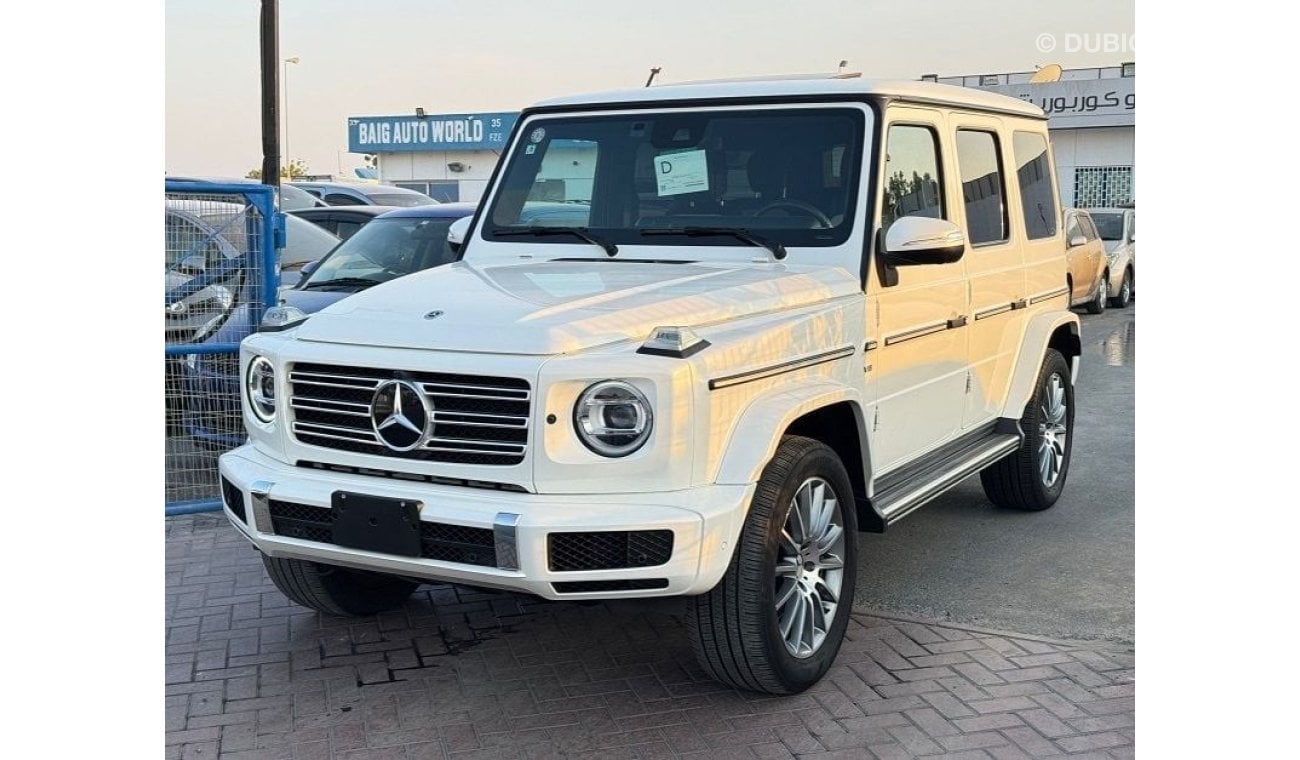 مرسيدس بنز G 550 MERCEDES BENZ G550 2021 WHITE JAPAN IMPORT WITH LOW MILLAGE