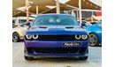 Dodge Challenger SXT 3.6L | Monthly AED 940/- | 0% DP | Blindspot | Touch Screen | Cruise Control | # 32085