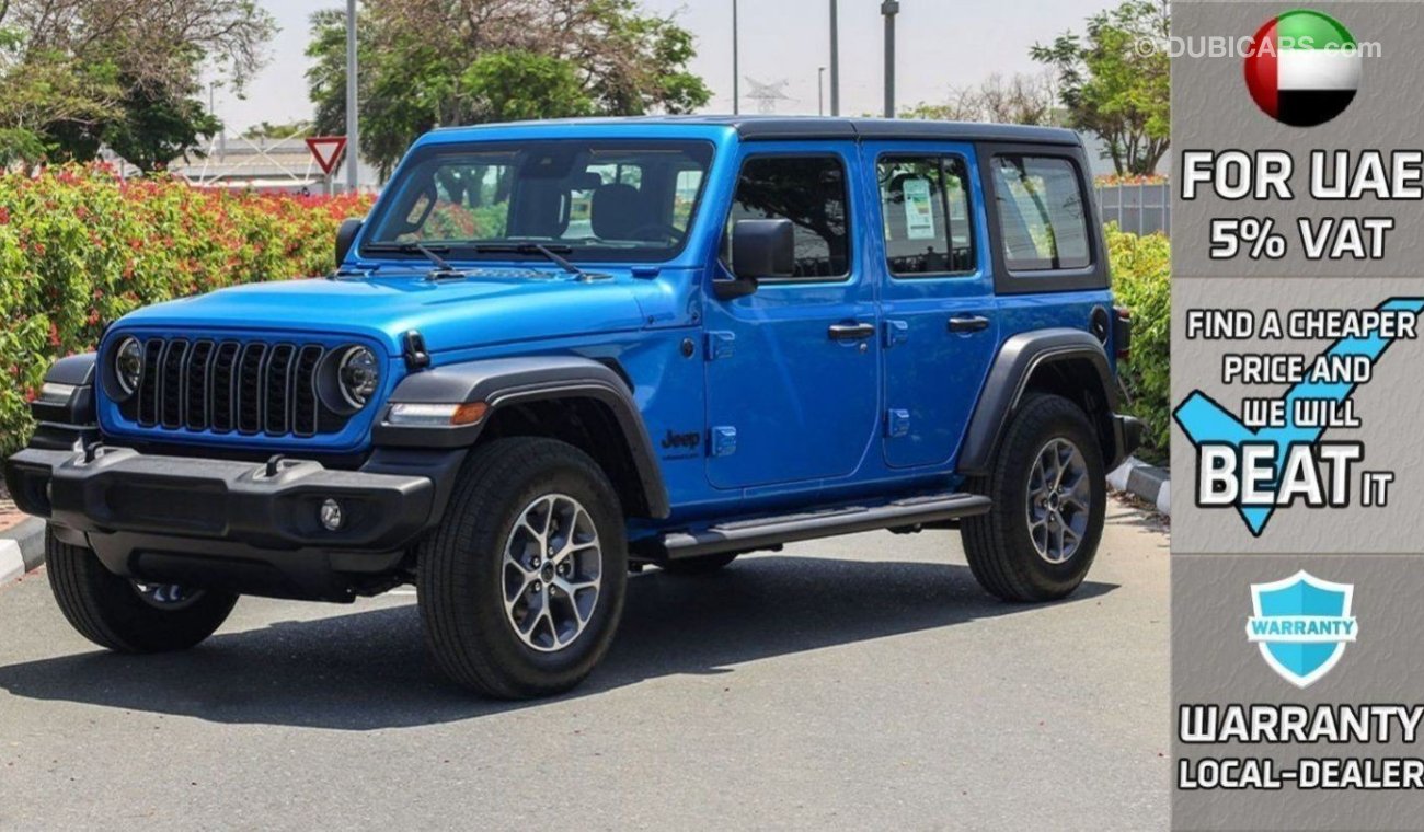 Jeep Wrangler Unlimited Sport Plus , 2024 GCC , 0Km , With 5 Yrs Warranty & 3 Yrs Service @Official Dealer