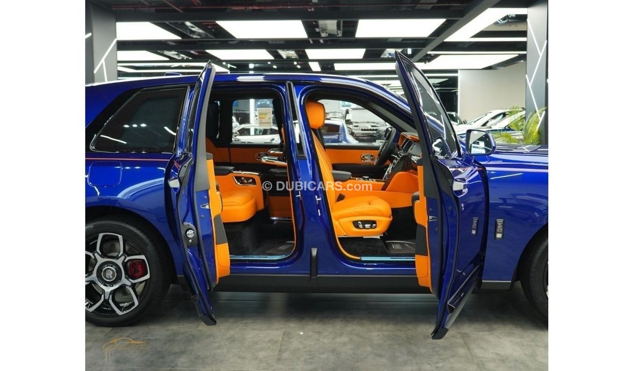 Rolls-Royce Cullinan 2023 | BRAND NEW | GCC | ROLLS ROYCE CULLINAN BLACK BADGE | SALAMANCA BLUE | WARRANTY SERVICE