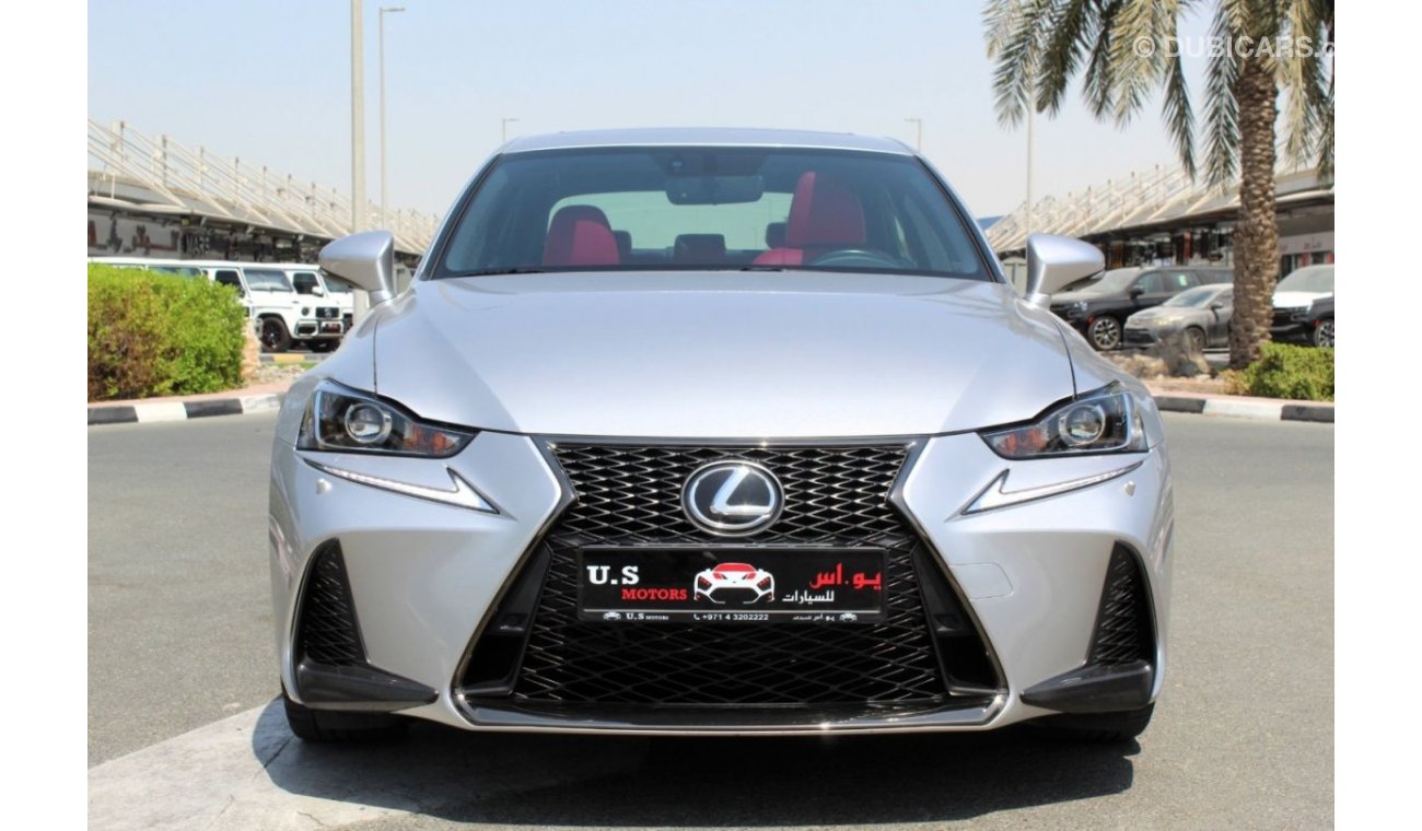 لكزس IS 300 LEXUS IS300 F SPORT 2020 GCC AL FUTTAIM LEXUS LOW MILEAGE SINGLE OWNER IN MINT CONDITION