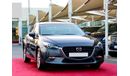 مازدا 3 Luxury Plus 1.6L MAZDA 3 / 2017 / GCC / FREE ACCIDENT/ FIRST OWNER