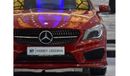 Mercedes-Benz CLA 250 EXCELLENT DEAL for our Mercedes Benz CLA 250 ( 2016 Model ) in Red Color GCC Specs