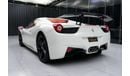 Ferrari 458 Spider | Italia | Type F142 | Used | 2014 | White Bianco Avus