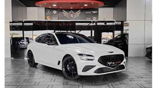 Genesis G70 AED 2,300 P.M | 2023 GENESIS G70 | PLATINUM | AGENCY WARRANTY | SERVICE CONTRACT | GCC | SUNROOF