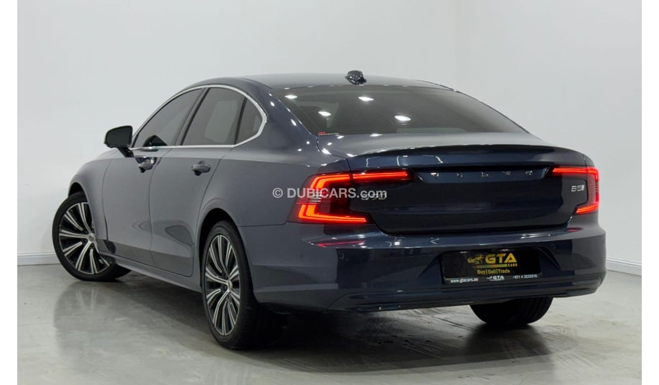 فولفو S90 B5 2.0T Powertrain 2023 Volvo S90 Momentum, Al Futtaim Agency Warranty + Service Package, Full Servi