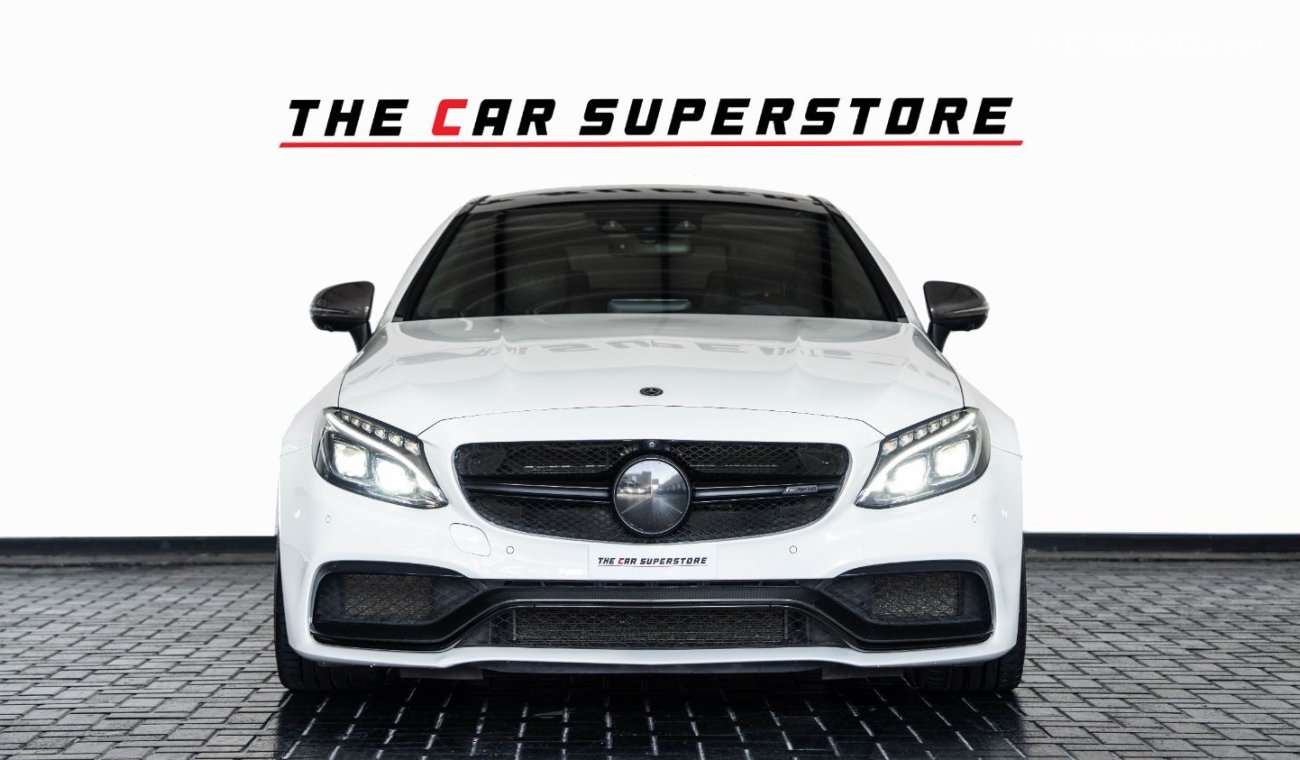 Mercedes-Benz C 63 Coupe 2018 - MERCEDES BENZ C63 AMG - GCC - FULL SERVICE HISTORY - 1 YEAR WARRANTY