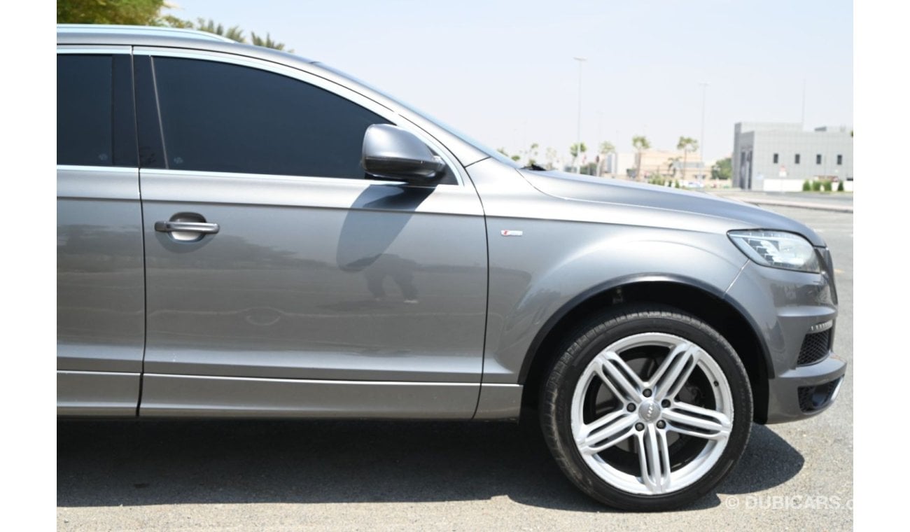 Audi Q7 TFSI quattro S-Line 0% DP - FSH - AUDI Q7 S-LINE 3.0SC 2015 - FIRST OWNER - WELL MAINTAINED - GCC