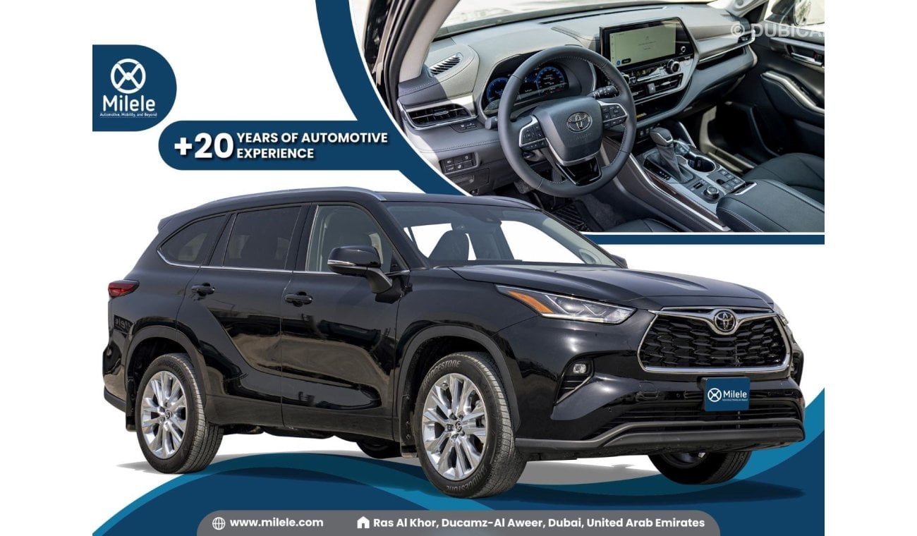 Toyota Highlander LIMITED 2.4L PETROL AWD: LUXURY, PERFORMANCE, AND SAFETY COMBINED