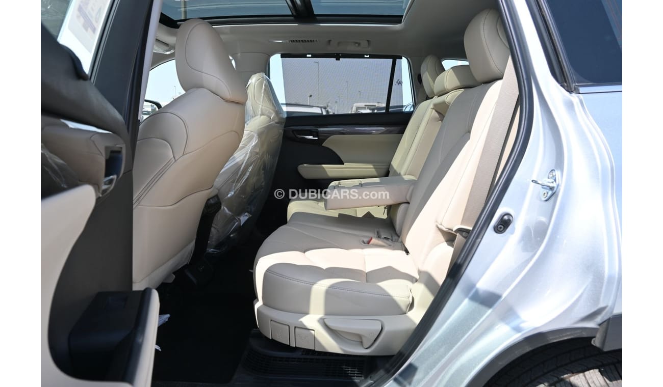 تويوتا هايلاندر Toyota Highlander 2.5L LIMITED HEV 4x4 Hybrid Model 2024, Color Silver