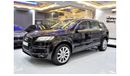 Audi Q7 EXCELLENT DEAL for our Audi Q7 SUPERCHARGED ( 2014 Model ) in Black Color GCC Specs