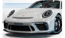 Porsche 911 GT3 2018 Porsche GT3 Touring, 2025 Porsche Warranty, Full Porsche Service History, Low KMs, GCC