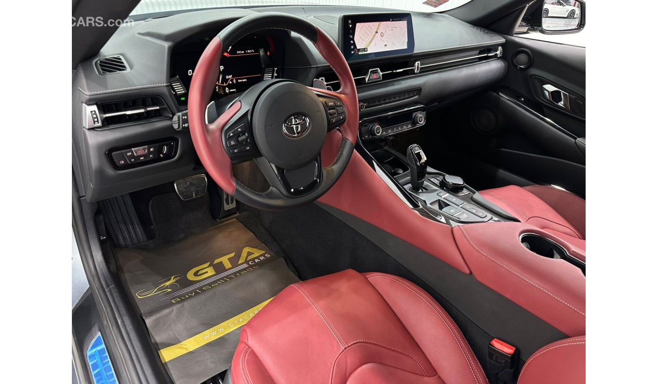 تويوتا سوبرا 2022 Toyota Supra GR , June 2026 Al Futtaim Warranty, Full Service History, GCC