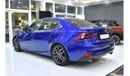 لكزس IS 350 EXCELLENT DEAL for our Lexus IS350 F-Sport ( 2016 Model ) in Blue Color GCC Specs