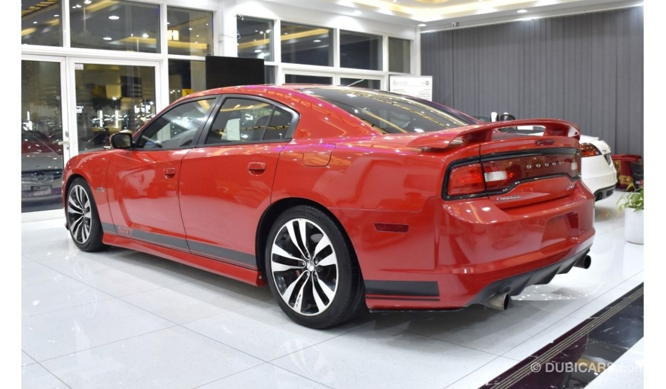 دودج تشارجر EXCELLENT DEAL for our Dodge Charger SRT8 6.4 HEMI ( 2014 Model ) in Red Color GCC Specs