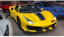 فيراري 488 Pista Spider | 2020 | Giallo Modena | Full Carbon Fiber | 720 HP