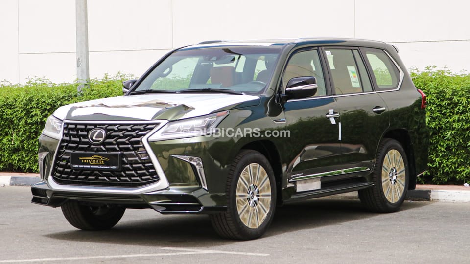 Lexus LX 570 VIP seats 2021 for sale: AED 449,000. Green, 2021