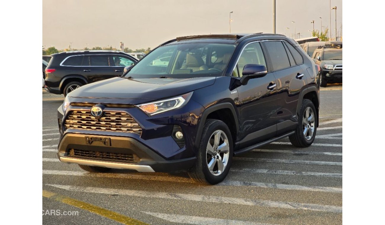 تويوتا راف ٤ 2019 Model Hybrid Limited Paranomic roof , 360 camera and parking sensors