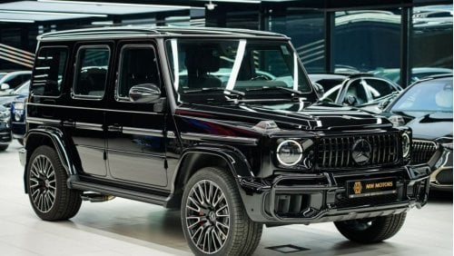 مرسيدس بنز G 63 AMG Mercedes-Benz G 63 | 2025 GCC 0km | Agency Warranty | Double Night Package | 360 View | 22 Inch Rims