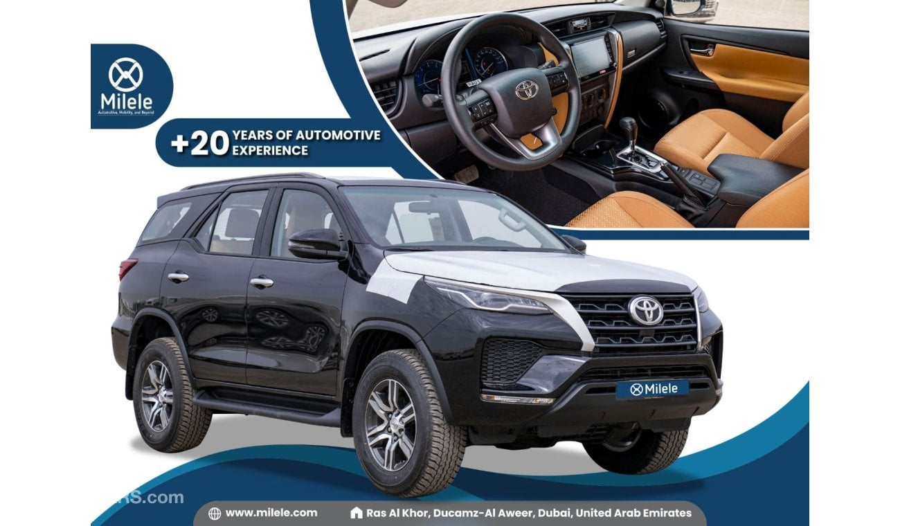 Toyota Fortuner 2.7L PETROL 4X4 - BLACK: CRUISE CONTROL, REAR CAMERA, POWER WINDOWS