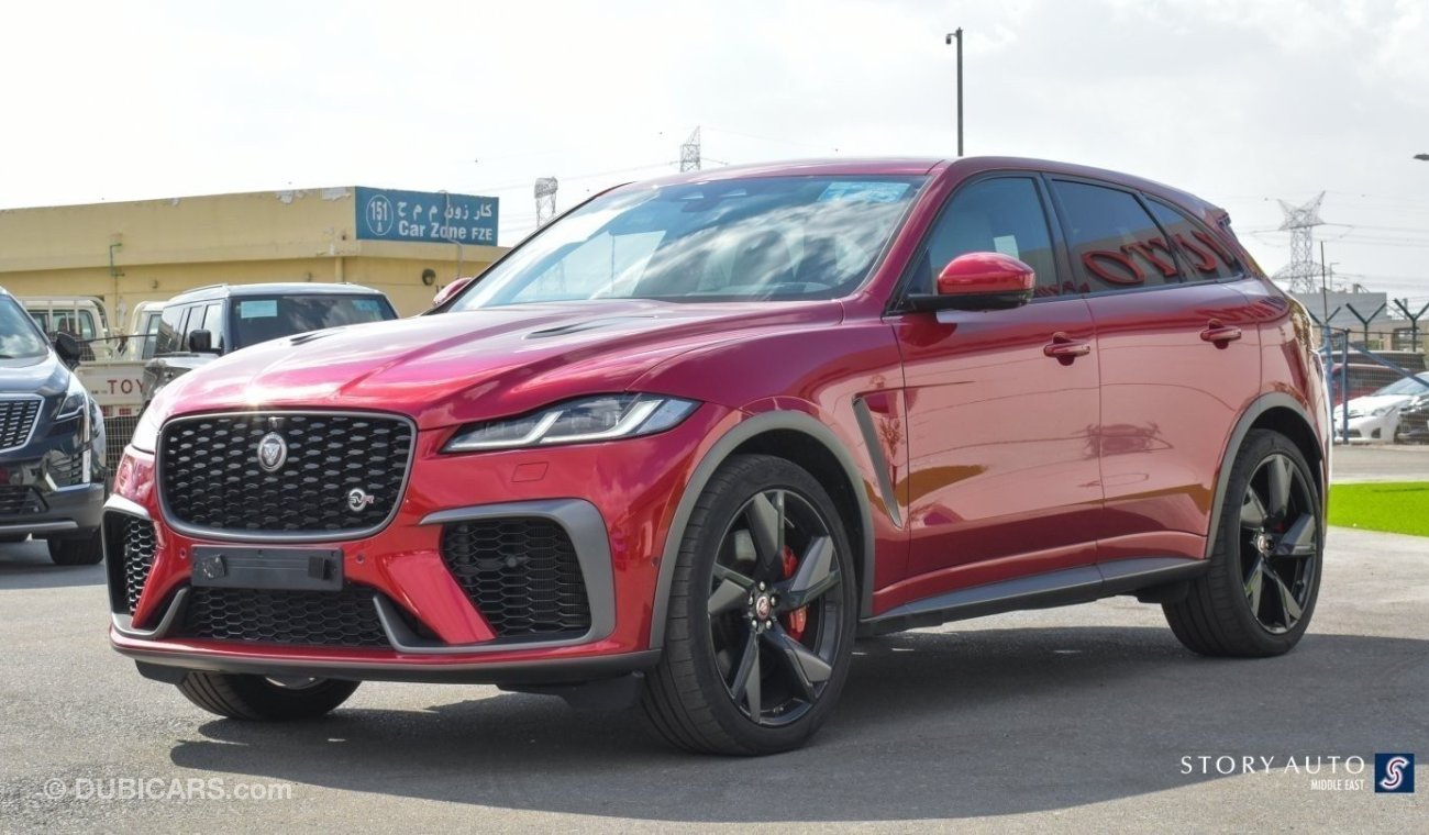 جاكوار F Pace P550 5.0P S/C SVR AWD Aut. (For Local Sales plus 10% for Customs & VAT)