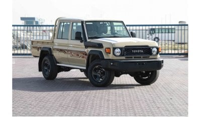 تويوتا لاند كروزر بيك آب 2024 Toyota LC79 4X4 Double Cab 4.5 V8 - بيج من الداخل بيج | للتصدير فقط