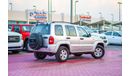 Jeep Cherokee 2003 | JEEP CHEROKEE | 4X4 OFF-ROAD ABILITY 3.7L V6 | GCC | VERY WELL-MAINTAINED | SPECTACULAR CONDI