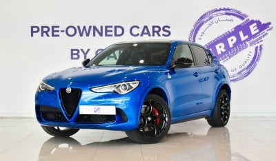 ألفا روميو ستيلفيو Quadrifoglio | GCC | 2023 | PRE-OWNED BY GARGASH PURPLE