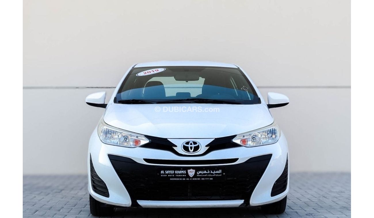 Toyota Yaris SE 1.3L (98 HP) hatchback Toyota Yaris 2019 GCC accident free in excellent condition 683 P.M