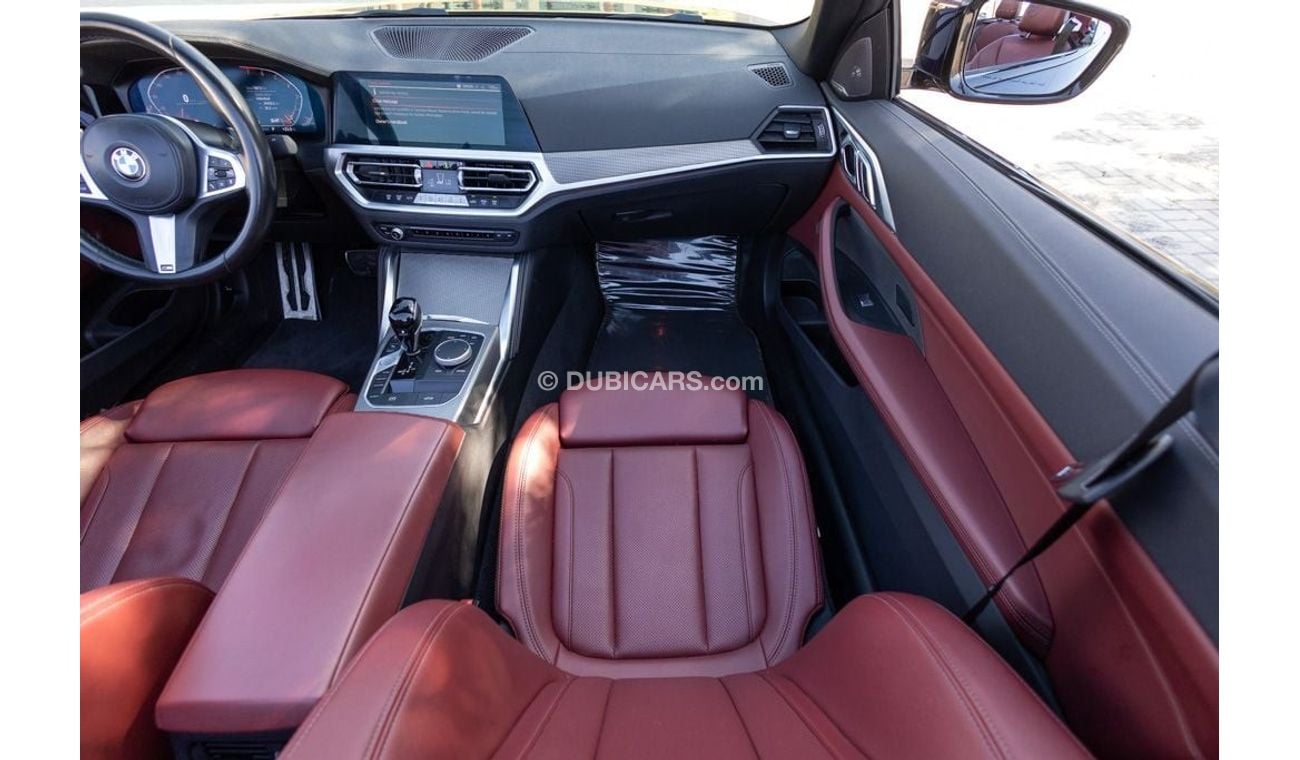 بي أم دبليو 420i M Sport 2.0L BMW 420i M-Sport Convertible 2022 GCC under Agency Warranty and Service Contract with F