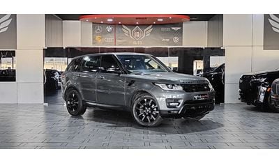 Land Rover Range Rover Sport HSE 3.0L (340 HP) AED 2,300 P.M | 2016 RANGE ROVER SPORT HSE | BLACK EDITION | FSH | FULL PANORAMIC